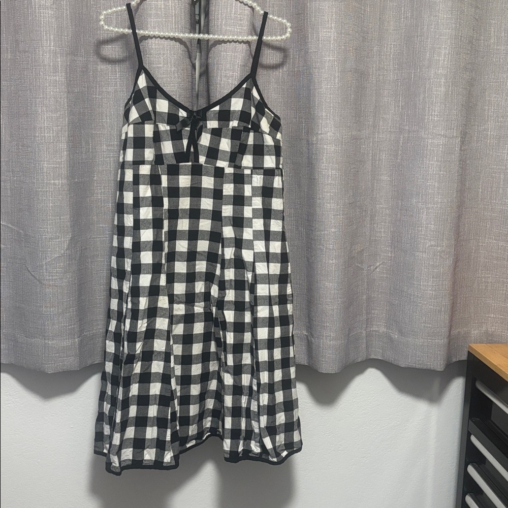 Bernie Dexter Monochrome Checkered Dress